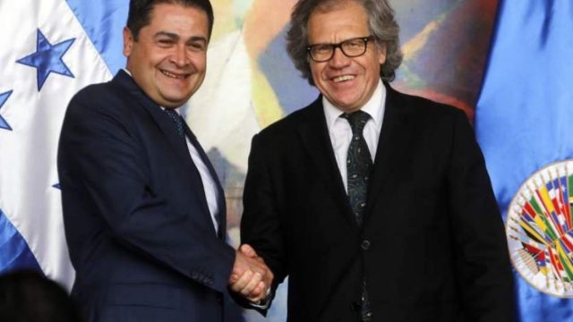 Almagro lamenta que Trump reconociera a Hernández como presidente de Honduras