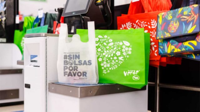 Walmart elimina bolsas plásticas de un solo uso en Honduras