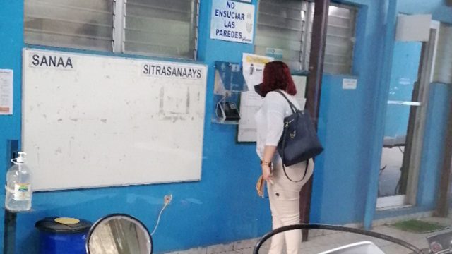 Trabajadores del SANAA denuncian que temen contraer el coronavirus durante jornada laboral