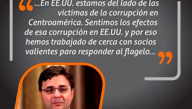 Reacciona el enviado especial de la Casa Blanca para el Triángulo Norte de Centroamérica Ricardo Zúñiga en su visita a la región.