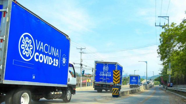 Bukele envía segundo donativo a Honduras de vacunas contra el coronavirus