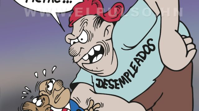 La caricatura del día.
