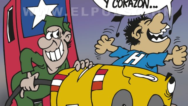 Caricatura de día por Doumont.