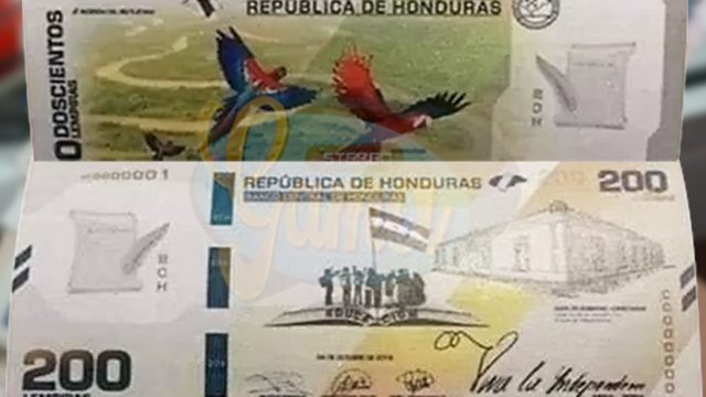 Banco Central de Honduras oficializa diseño de nuevo billete de 200 lempiras