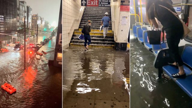 Inundaciones catastróficas paralizan Nueva York mientras Ida arrasa con todo a su paso