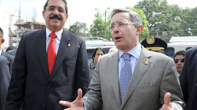 Uribe acusa a Chávez y Maduro de financiar a Libre; expresidente Zelaya lo desmiente