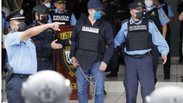 Aseguran que no existe violación a DDHH del expresidente Hernández tras su detención