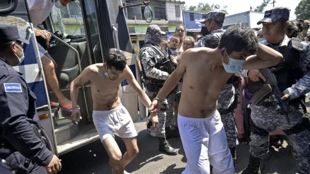 Más de 5.000 pandilleros detenidos durante última semana en El Salvador