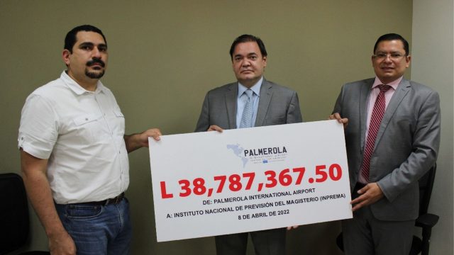Palmerola realiza pago anticipado de más de 38.7 millones a Inprema