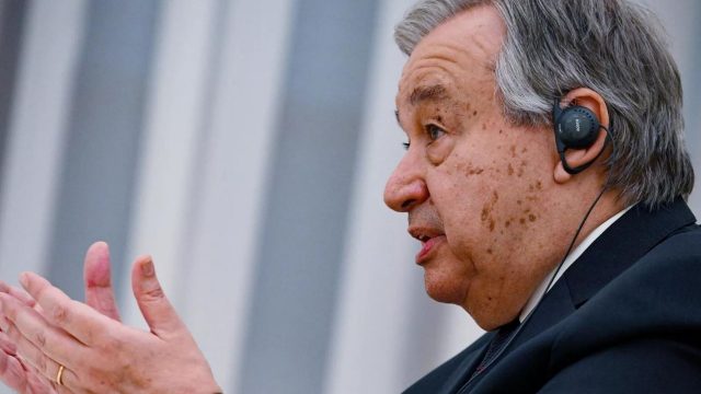 El secretario general de la ONU se reúne con el presidente ruso en Moscú
