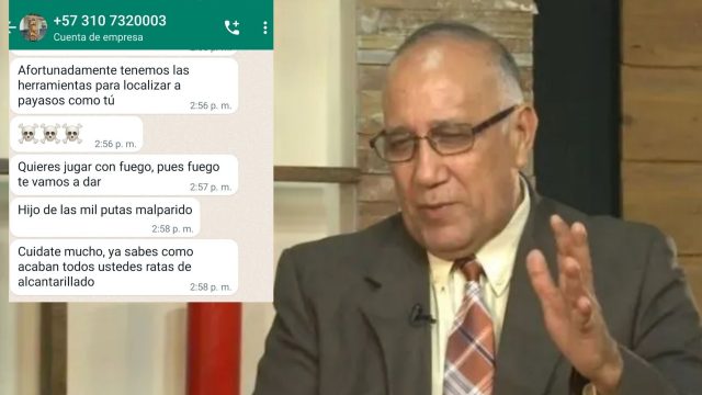Periodista Santiago Cerna denuncia que ha recibido amenazas a muerte