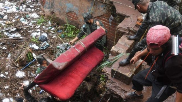 Las lluvias en Honduras dejan unos siete muertos y miles de damnificados