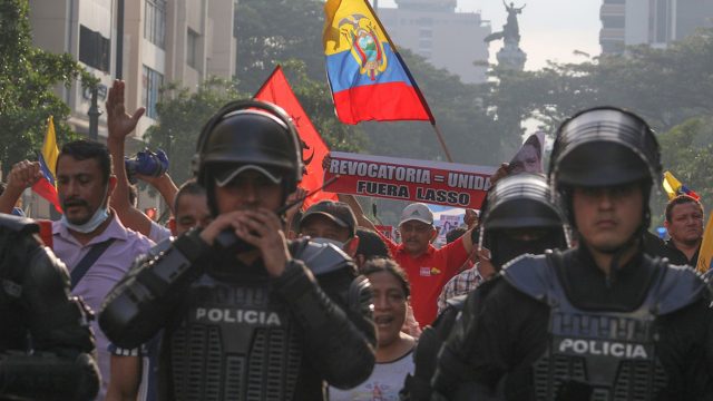 79 detenidos y 39 violaciones DDHH: cifras que dejan las protestas en Ecuador