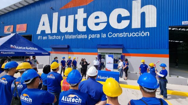 Alutech abre nueva tienda y centro de distribución de venta de materiales para la construcción en Tegucigalpa