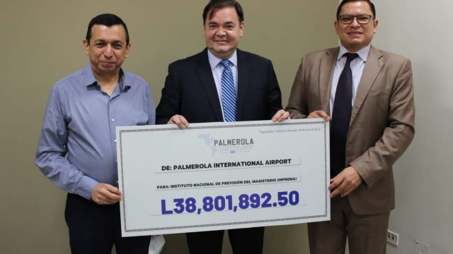 Palmerola realiza segundo pago al Inprema; desembolsos ya suman L77.6 millones