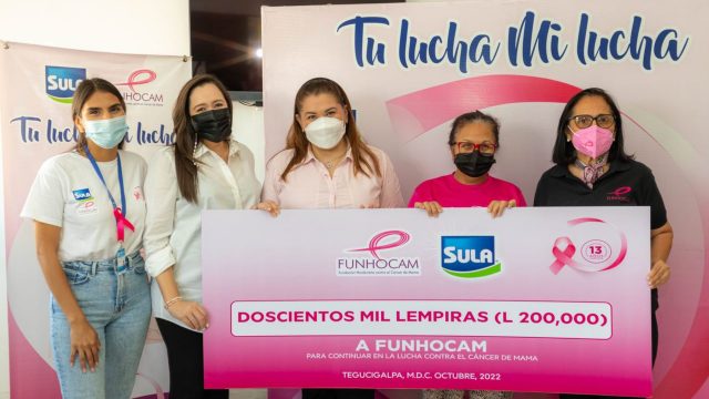 SULA entrega importante donativo a FUNHOCAM