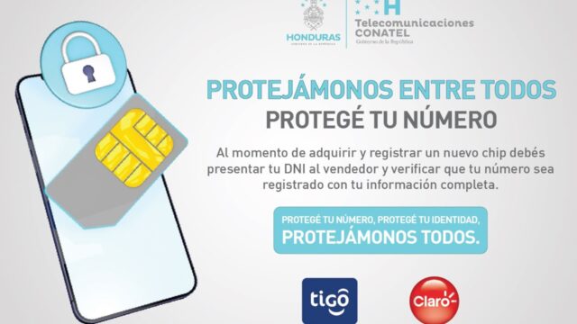 Conatel y Claro te invitan a protegernos entre todos con  nuestros número