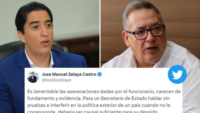 Hijo de la presidenta pide la destitución del secretario Ricardo Salgado por emitir declaraciones sin fundamento