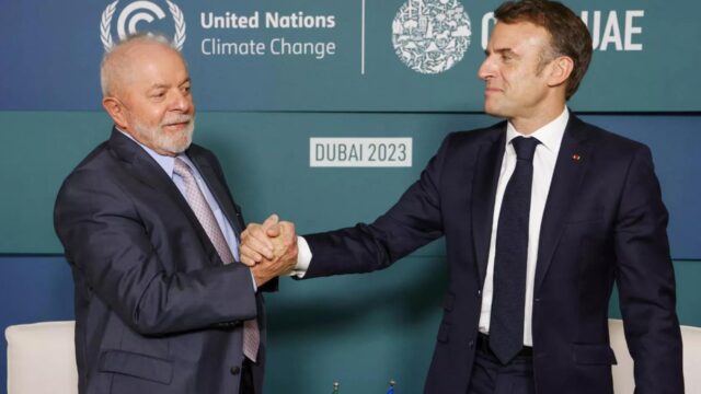 Presidente Francés Macron buscaría convencer a Lula de cambiar su postura sobre Ucrania