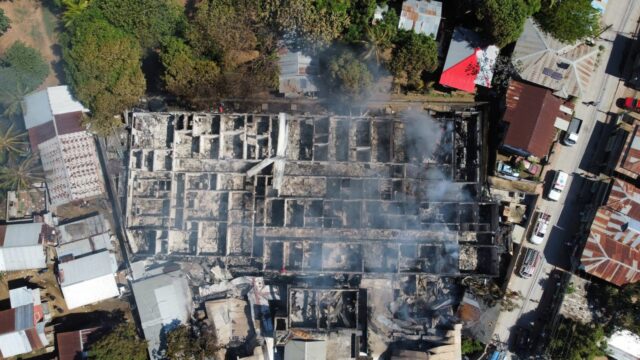 Incendio en Hospital de Roatán deja perdidas valoradas en 14 millones de lempiras