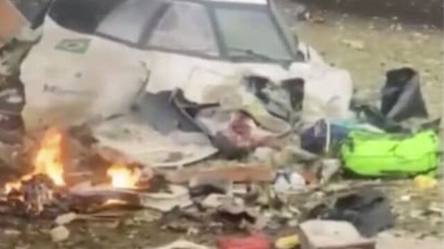 Avión de pasajeros con 61 personas a bordo se estrella en Brasil