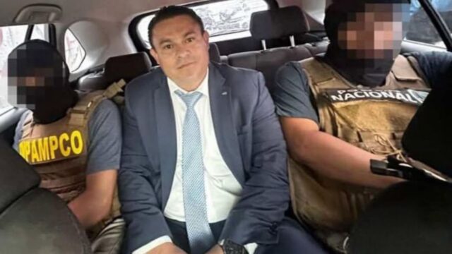 Capturan al subjefe de bancada nacionalista Nelson Márquez por millonario fraude contra el Estado