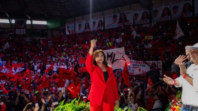 Moncada promete continuar la obra de Castro durante el cierre de campaña