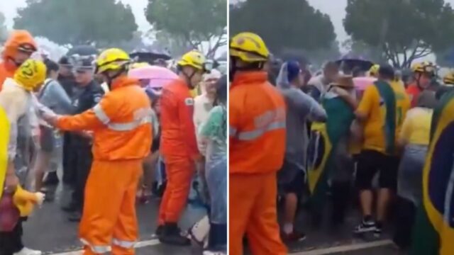 Varios heridos tras impacto de un rayo sobre una manifestación en apoyo a Bolsonaro en Brasil