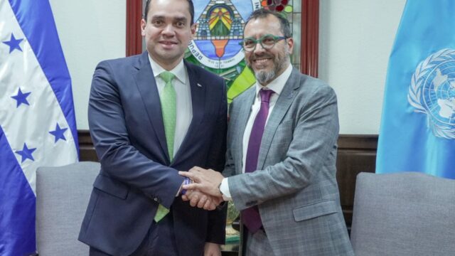Titular del Legislativo y coordinador de ONU en Honduras estrechan lazos de cooperación