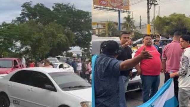 Protestas en El Progreso contra el alza de la tasa vehicular municipal ordenada por alcalde