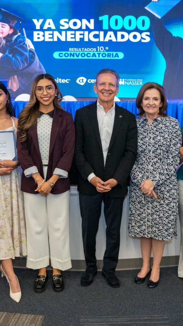 Programa de Becas Fundación Nasser-UNITEC alcanza los mil jóvenes beneficiados en su décima entrega