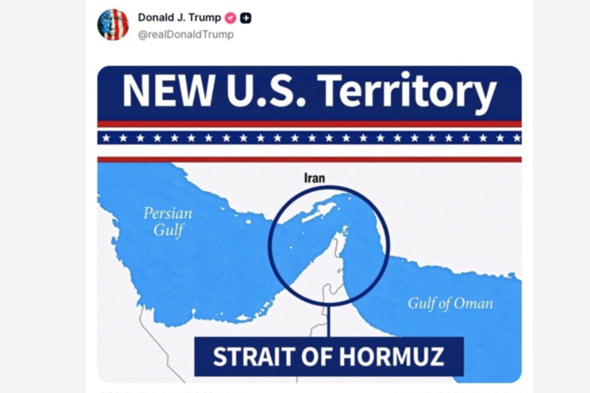 Trump califica el estrecho de Ormuz como «nuevo territorio de EE.UU.»