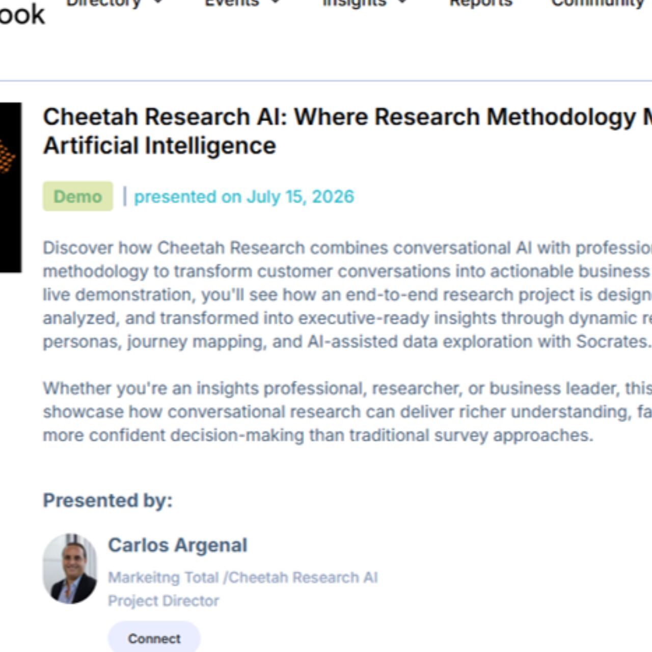 Software de Investigación hecho en Honduras destaca en el mundo: plataforma de Marketing Total seleccionada para el Insights Tech Showcase de Greenbook